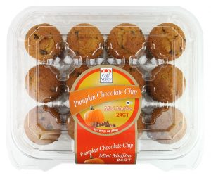 24ct Pumpkin Choc Chip Mini Muffins