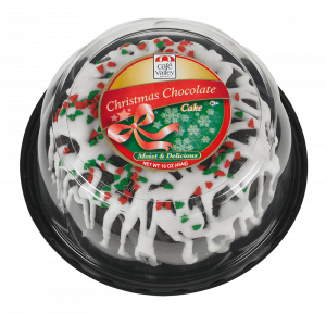 16oz Christmas Chocolate Bundt Cake (H)