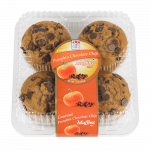 4ct Gourmet Pumpkin Choc Chip Muffins (Holiday Sept-Dec)