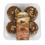 4ct Gourmet Raisin Bran w/ Oats Muffin