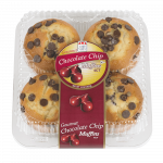 4ct Gourmet Chocolate Chip Muffin