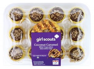 12ct Girl Scout Coconut Caramel Cupcakes 16/10oz